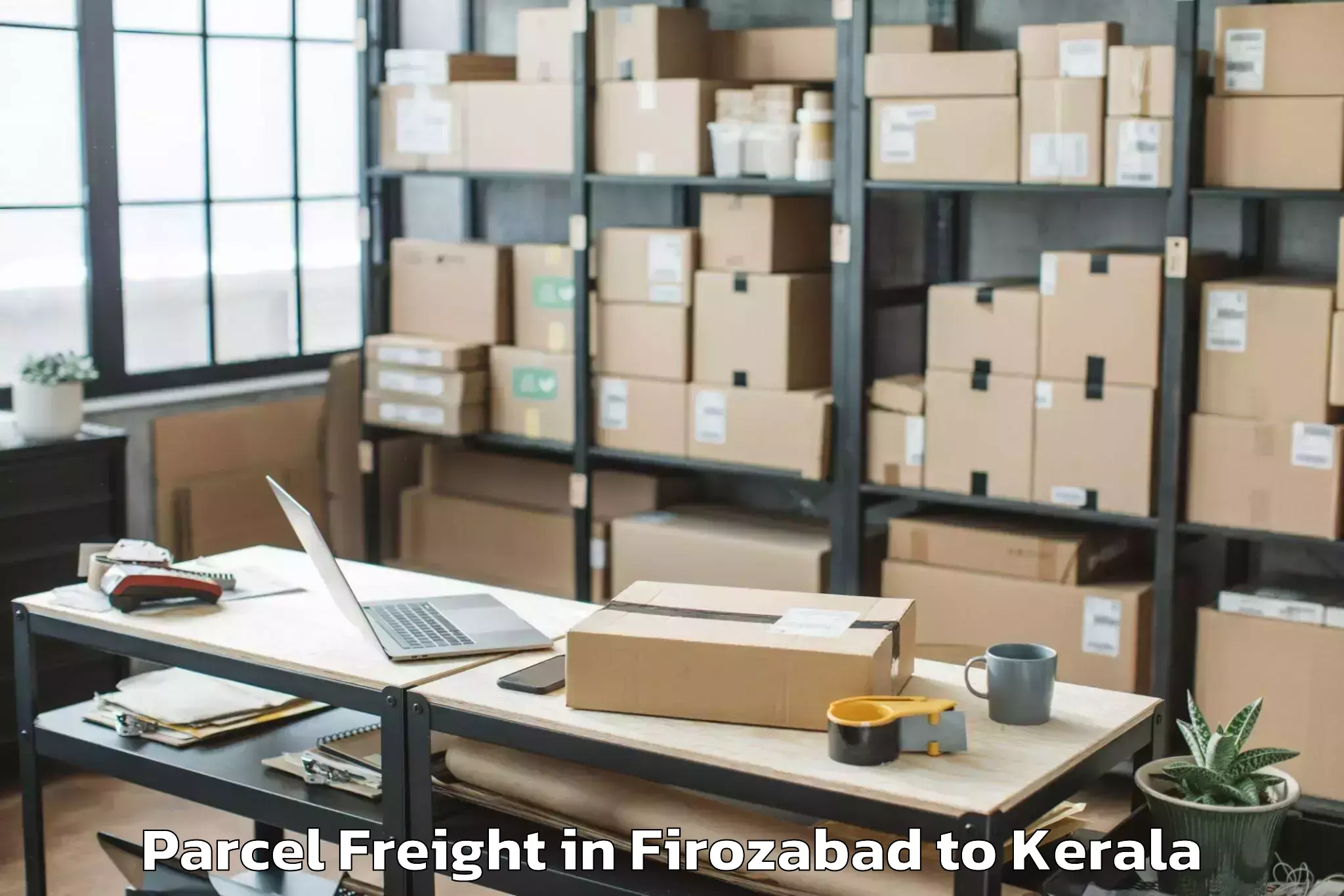 Professional Firozabad to Kodamthuruth Parcel Freight